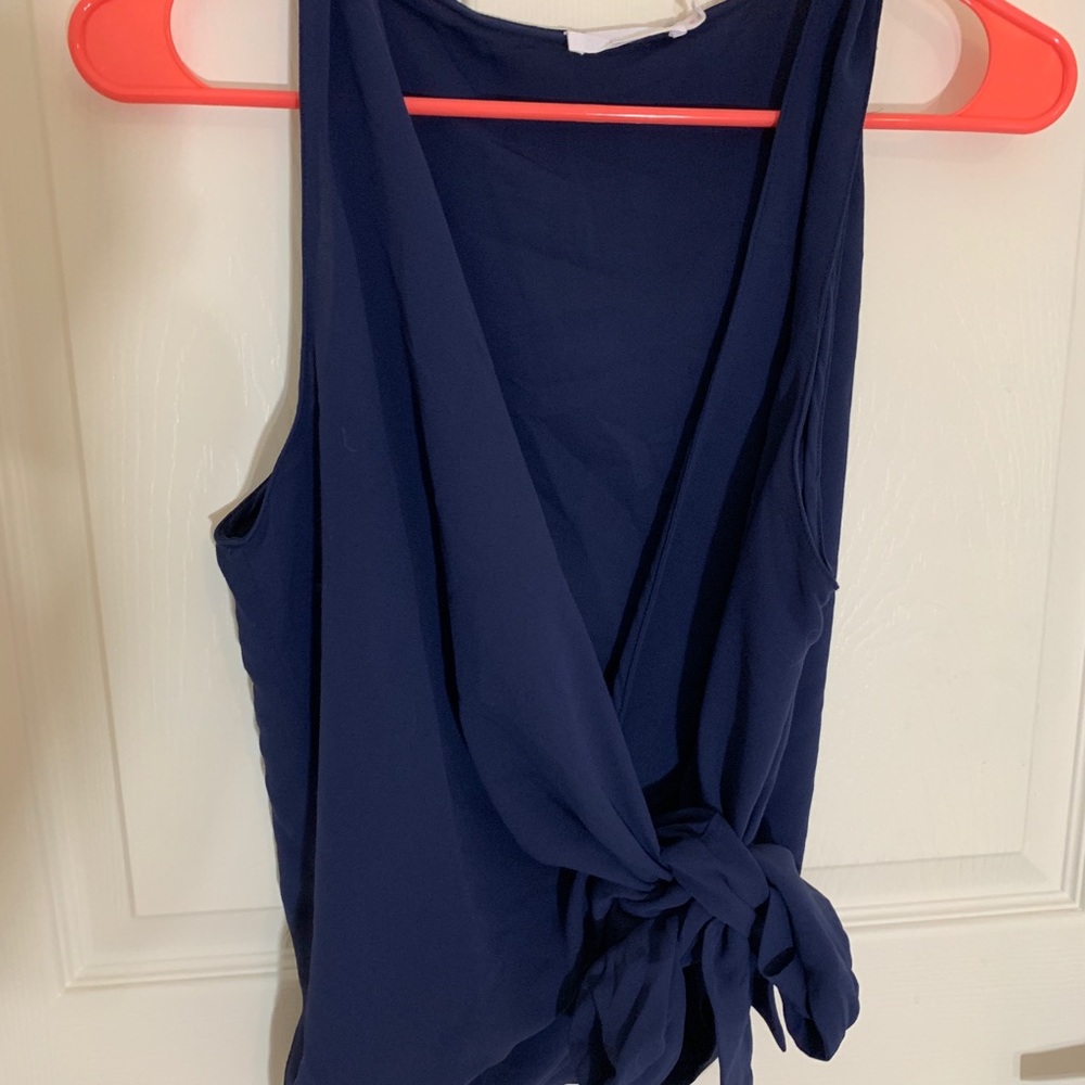 Blue Dry Goods top